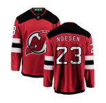 Youth New Jersey Devils #23 Stefan Noesen Fanatics Branded Red Home Breakaway Hockey Jersey