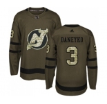 Youth New Jersey Devils #3 Ken Daneyko Authentic Green Salute to Service Hockey Jersey