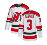 Youth New Jersey Devils #3 Ken Daneyko Authentic White Alternate Hockey Jersey