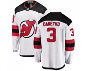 Youth New Jersey Devils #3 Ken Daneyko Fanatics Branded White Away Breakaway Hockey Jersey
