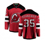 Youth New Jersey Devils #35 Cory Schneider Fanatics Branded Red Home Breakaway Hockey Jersey