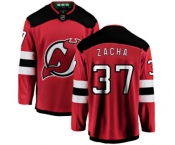 Youth New Jersey Devils #37 Pavel Zacha Fanatics Branded Red Home Breakaway Hockey Jersey