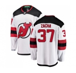 Youth New Jersey Devils #37 Pavel Zacha Fanatics Branded White Away Breakaway Hockey Jersey