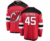 Youth New Jersey Devils #45 Sami Vatanen Fanatics Branded Red Home Breakaway Hockey Jersey