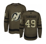 Youth New Jersey Devils #49 Eric Tangradi Authentic Green Salute to Service Hockey Jersey
