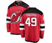 Youth New Jersey Devils #49 Eric Tangradi Fanatics Branded Red Home Breakaway Hockey Jersey