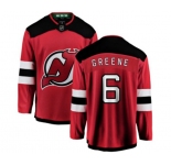 Youth New Jersey Devils #6 Andy Greene Fanatics Branded Red Home Breakaway Hockey Jersey