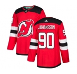 Youth New Jersey Devils #90 Marcus Johansson Authentic Red Home Hockey Jersey