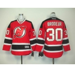 youth nhl jersey devils #30 brodeur red