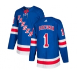 Adidas New York Rangers #1 Eddie Giacomin Premier Royal Blue Home NHL Jersey