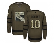 Adidas New York Rangers #10 Ron Duguay Green Salute to Service Stitched NHL Jersey