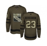 Adidas New York Rangers #23 Jeff Beukeboom Green Salute to Service Stitched NHL Jersey