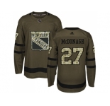 Adidas New York Rangers #27 Ryan McDonagh Green Salute to Service Stitched NHL Jersey