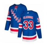 Adidas New York Rangers #33 Fredrik Claesson Premier Royal Blue Home NHL Jersey