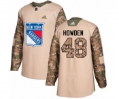 Adidas New York Rangers #48 Brett Howden Authentic Camo Veterans Day Practice NHL Jersey
