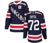 Adidas New York Rangers #72 Filip Chytil Authentic Navy Blue 2018 Winter Classic NHL Jersey