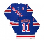 CCM New York Rangers #11 Mark Messier Premier Royal Blue New Throwback NHL Jersey