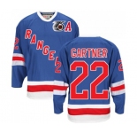 CCM New York Rangers #22 Mike Gartner Authentic Royal Blue 75TH Throwback NHL Jersey