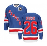 CCM New York Rangers #26 Joe Kocur Authentic Royal Blue 75TH Throwback NHL Jersey