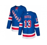 Men Adidas New York Rangers #13 Kevin Hayes Royal Blue Home Authentic Stitched NHL Jersey