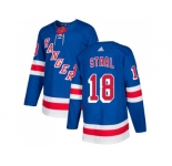 Men Adidas New York Rangers #18 Marc Staal Royal Blue Home Authentic Stitched NHL Jers