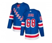 Men Adidas New York Rangers #68 Jaromir Jagr Royal Blue Home Authentic Stitched NHL Jersey