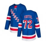 Men Adidas New York Rangers #72 Filip Chytil Blue Home Stitched NHL Jersey
