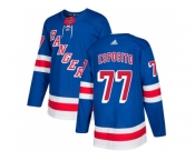 Men Adidas New York Rangers #77 Phil Esposito Royal Blue Home Authentic Stitched NHL Jersey