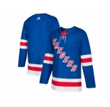 Men Adidas New York Rangers Blank Royal Blue Home Authentic Stitched NHL Jersey