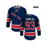 Men New York Rangers #93 mika zibanejad Dark Blue Alternate Stitched NHL Jersey