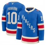 Men's New York Rangers #10 Artemi Panarin Blue Centennial Stitched Hockey Jersey