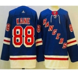 Men's New York Rangers #88 Patrick Kane Blue Authentic Jersey