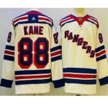 Men's New York Rangers #88 Patrick Kane White Authentic Jersey