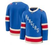 Men's New York Rangers Blank Blue Centennial Stitched Hockey Jersey