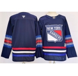 Men's New York Rangers Blank Navy 2024-25 Stitched Jersey