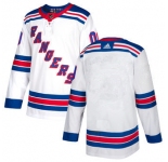 Men's New York Rangers adidas White Authentic Blank Jersey