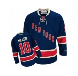 Men's Reebok New York Rangers #10 J.T. Miller Premier Navy Blue Third NHL Jersey