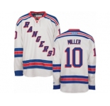 Men's Reebok New York Rangers #10 J.T. Miller Premier White Away NHL Jersey