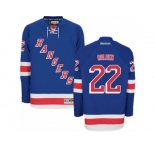 Men's Reebok New York Rangers #22 Nick Holden Authentic Royal Blue Home NHL Jersey
