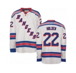 Men's Reebok New York Rangers #22 Nick Holden Authentic White Away NHL Jersey