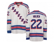 Men's Reebok New York Rangers #22 Nick Holden Authentic White Away NHL Jersey