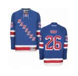 Men's Reebok New York Rangers #26 Jimmy Vesey Authentic Royal Blue Home NHL Jersey