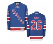 Men's Reebok New York Rangers #26 Jimmy Vesey Authentic Royal Blue Home NHL Jersey