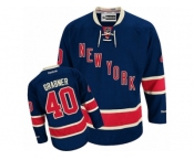 Men's Reebok New York Rangers #40 Michael Grabner Authentic Navy Blue Third NHL Jersey