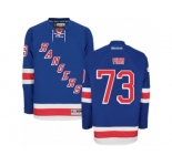 Men's Reebok New York Rangers #73 Brandon Pirri Authentic Royal Blue Home NHL Jersey