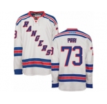 Men's Reebok New York Rangers #73 Brandon Pirri Authentic White Away NHL Jersey