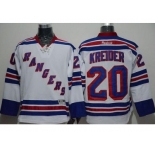 NHL New York Rangers #20 Chris Kreider White Road Stitched jerseys