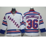 NHL New York Rangers #36 Mats Zuccarello White Road Stitched jerseys