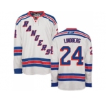 New York Rangers #24 Oscar Lindberg white Stitched NHL Jersey