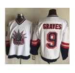 New York Rangers #9 Adam Graves White CCM Statue of Liberty Stitched NHL Jersey